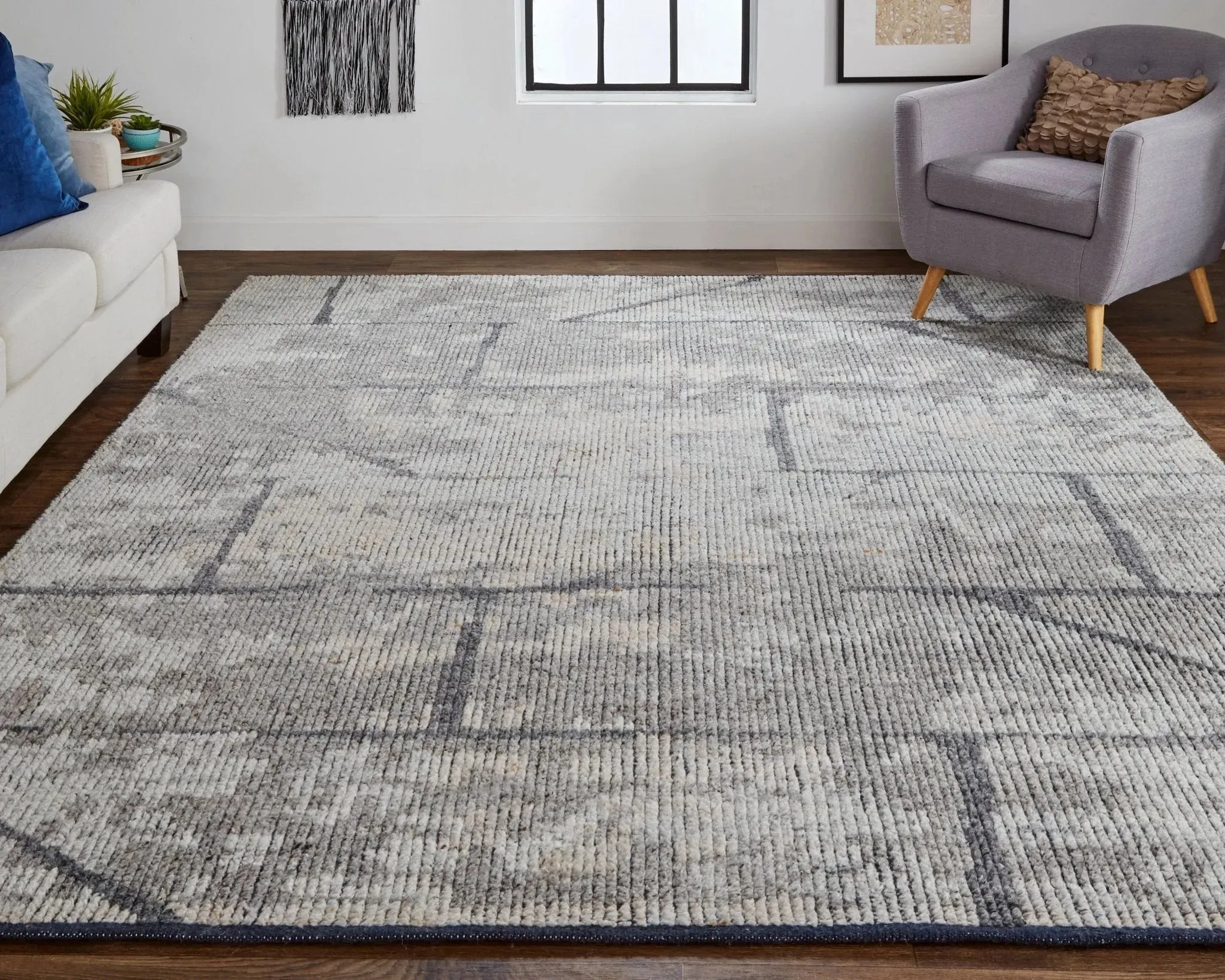 Alford ALF6925F Grey/Charcoal Rug