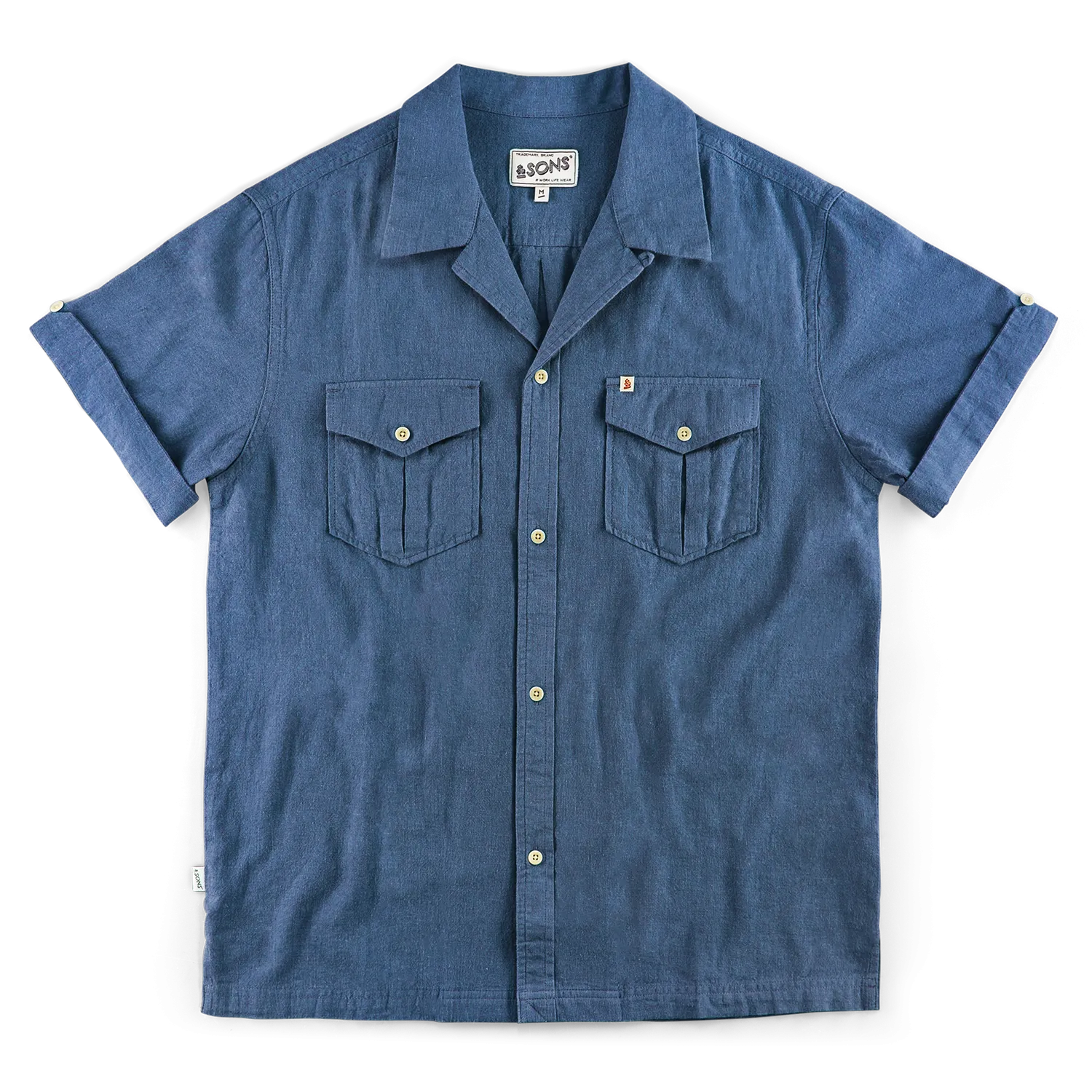 &SONS Coast Shirt Navy