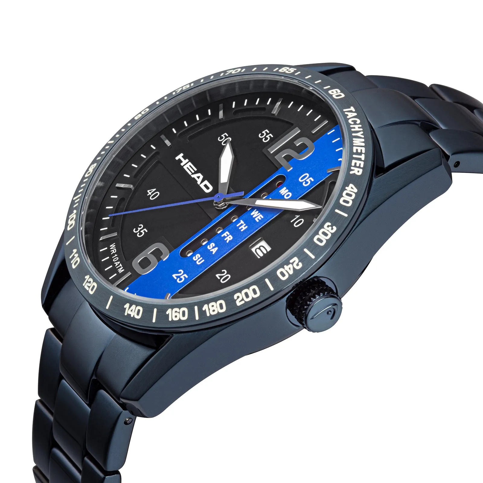 ATHENS 3 43,5mm Black/Blue