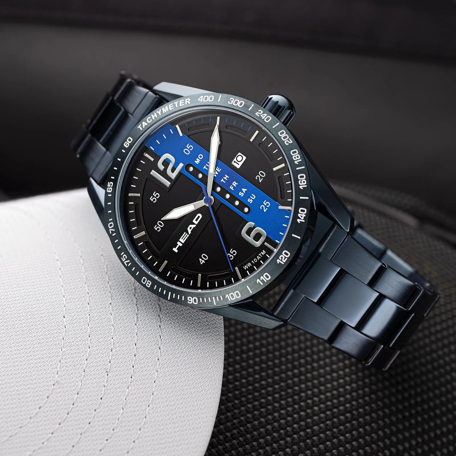 ATHENS 3 43,5mm Black/Blue