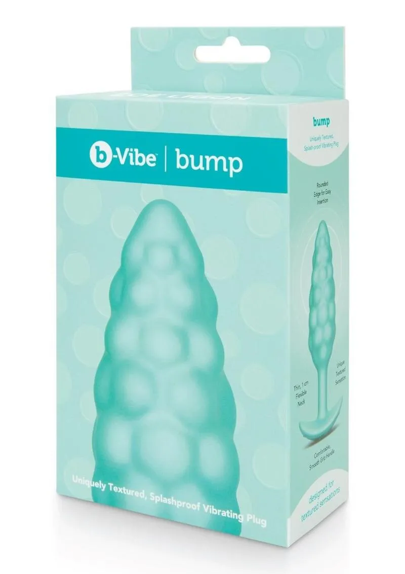 B-Vibe Bump Textured Rechargeable Silicone Anal Plug