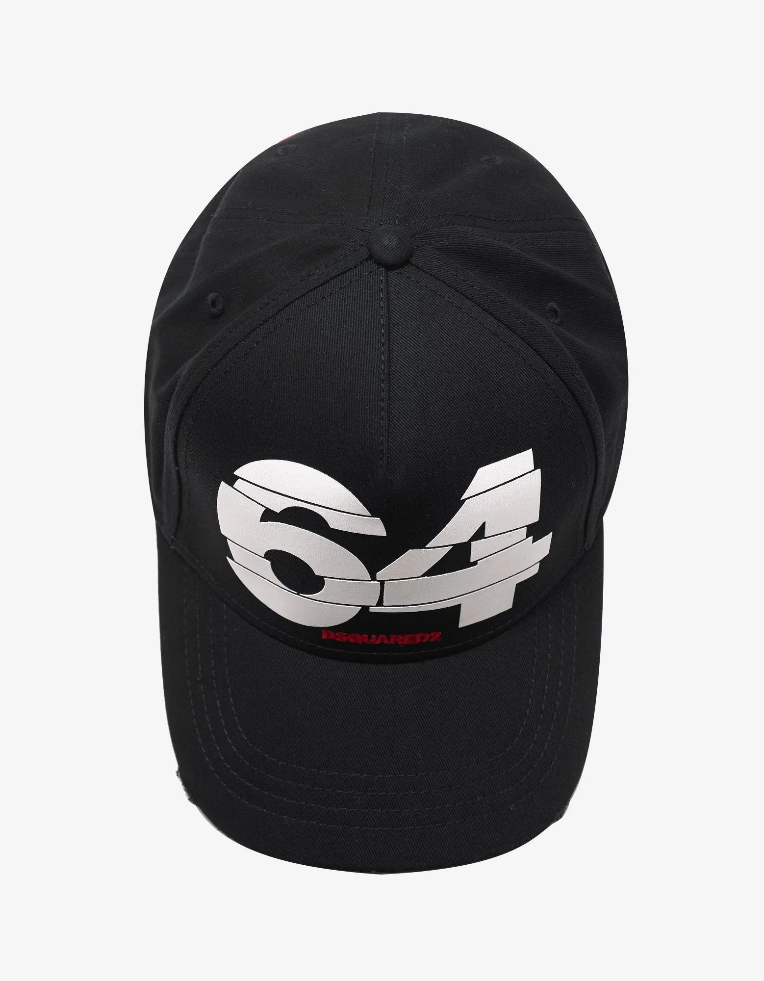 Black 64 Print Baseball Cap -