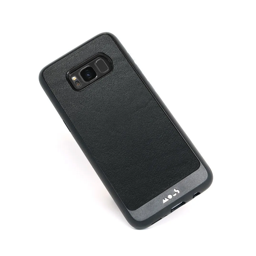 Black Leather Phone Case - Limitless 2.0