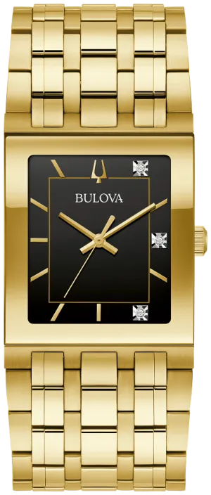 Bulova Quadra Marc Anthony Diamond Men Watch 97D132