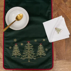 Christmas Tree Forest Table Linens