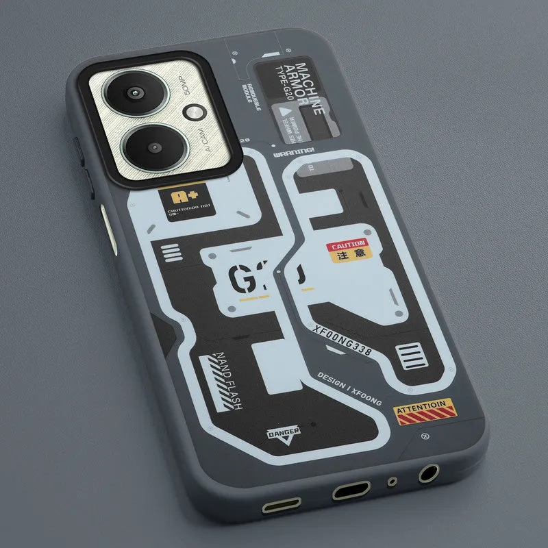 Circuit Printed Back Cover Case Redmi 13C 5G