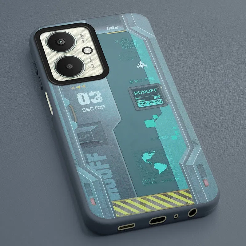 Circuit Printed Back Cover Case Redmi 13C 5G