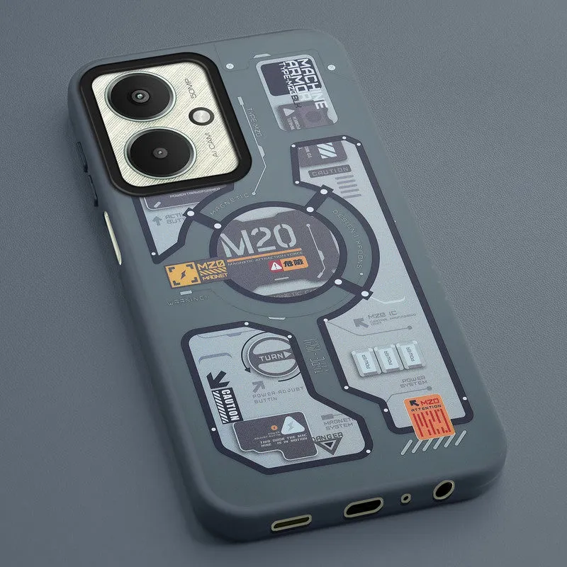 Circuit Printed Back Cover Case Redmi 13C 5G