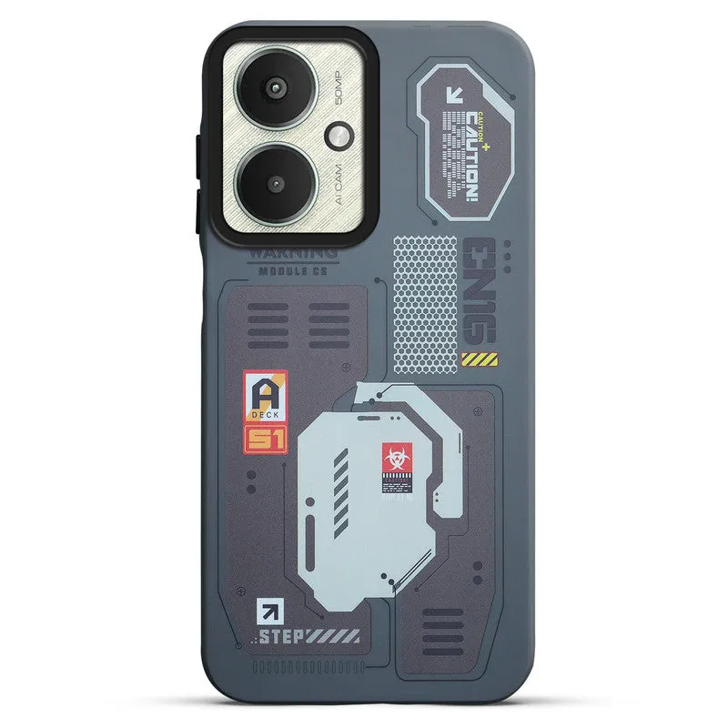 Circuit Printed Back Cover Case Redmi 13C 5G