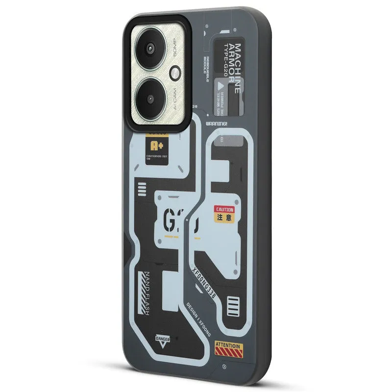 Circuit Printed Back Cover Case Redmi 13C 5G