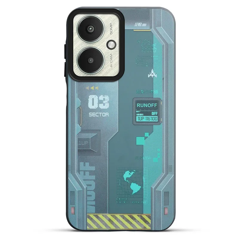 Circuit Printed Back Cover Case Redmi 13C 5G