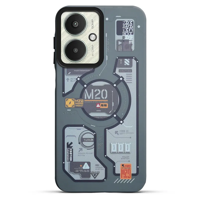 Circuit Printed Back Cover Case Redmi 13C 5G