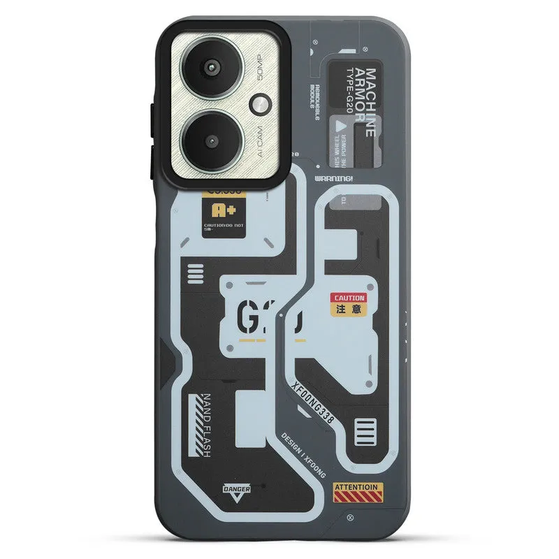 Circuit Printed Back Cover Case Redmi 13C 5G