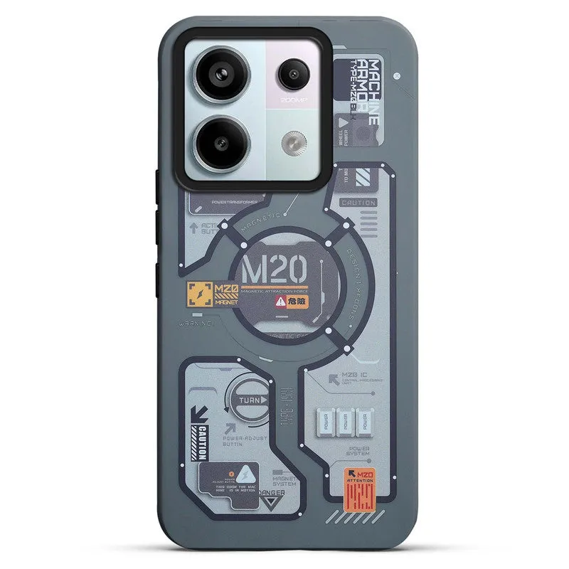 Circuit Printed Back Cover Case Redmi Note 13 Pro 5G