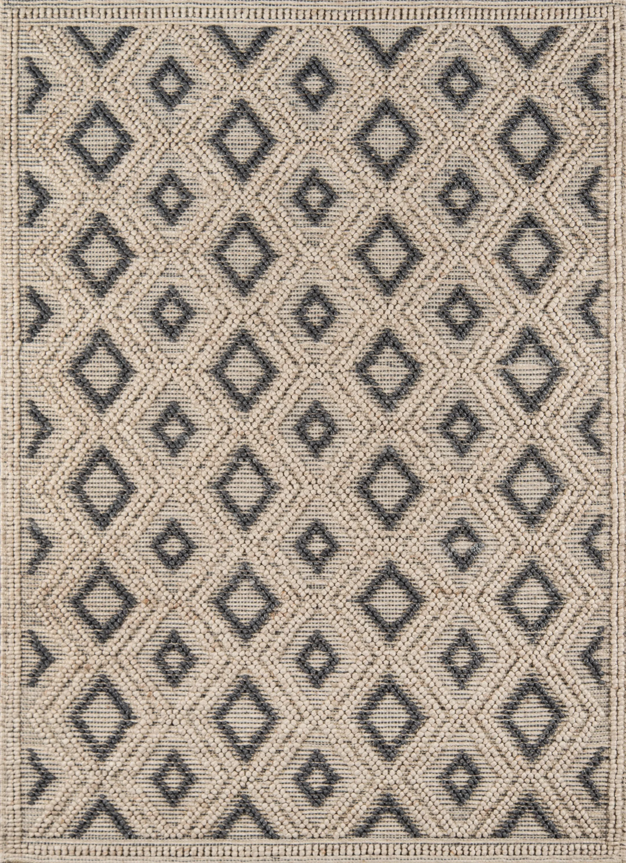 Contemporary Hand Woven Beige Rug