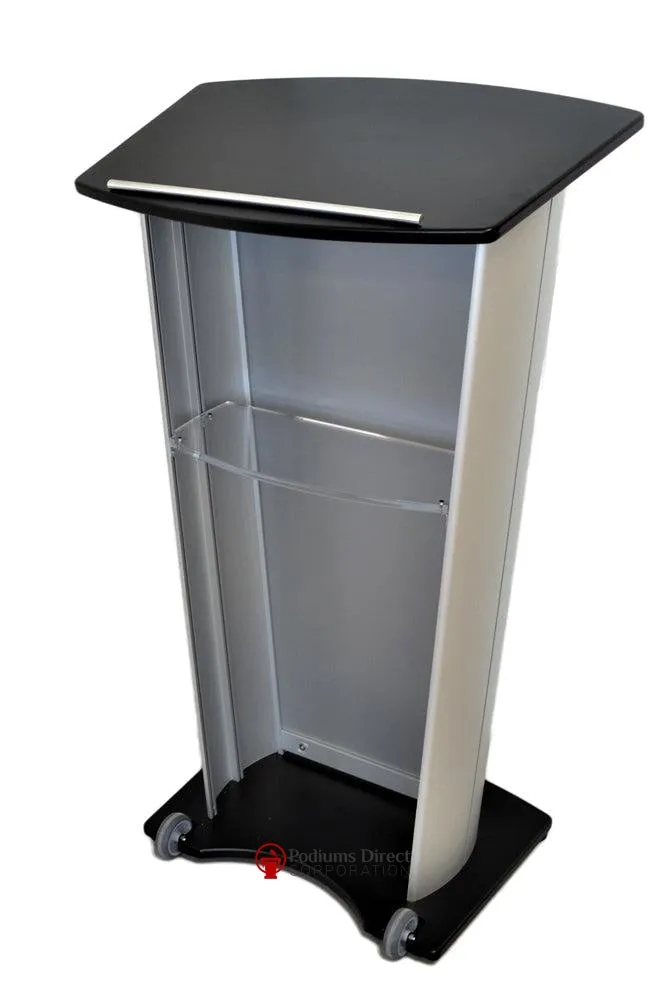 Contemporary Lecterns and Podium VH1 Standard Aluminum Lectern - FREE SHIPPING!