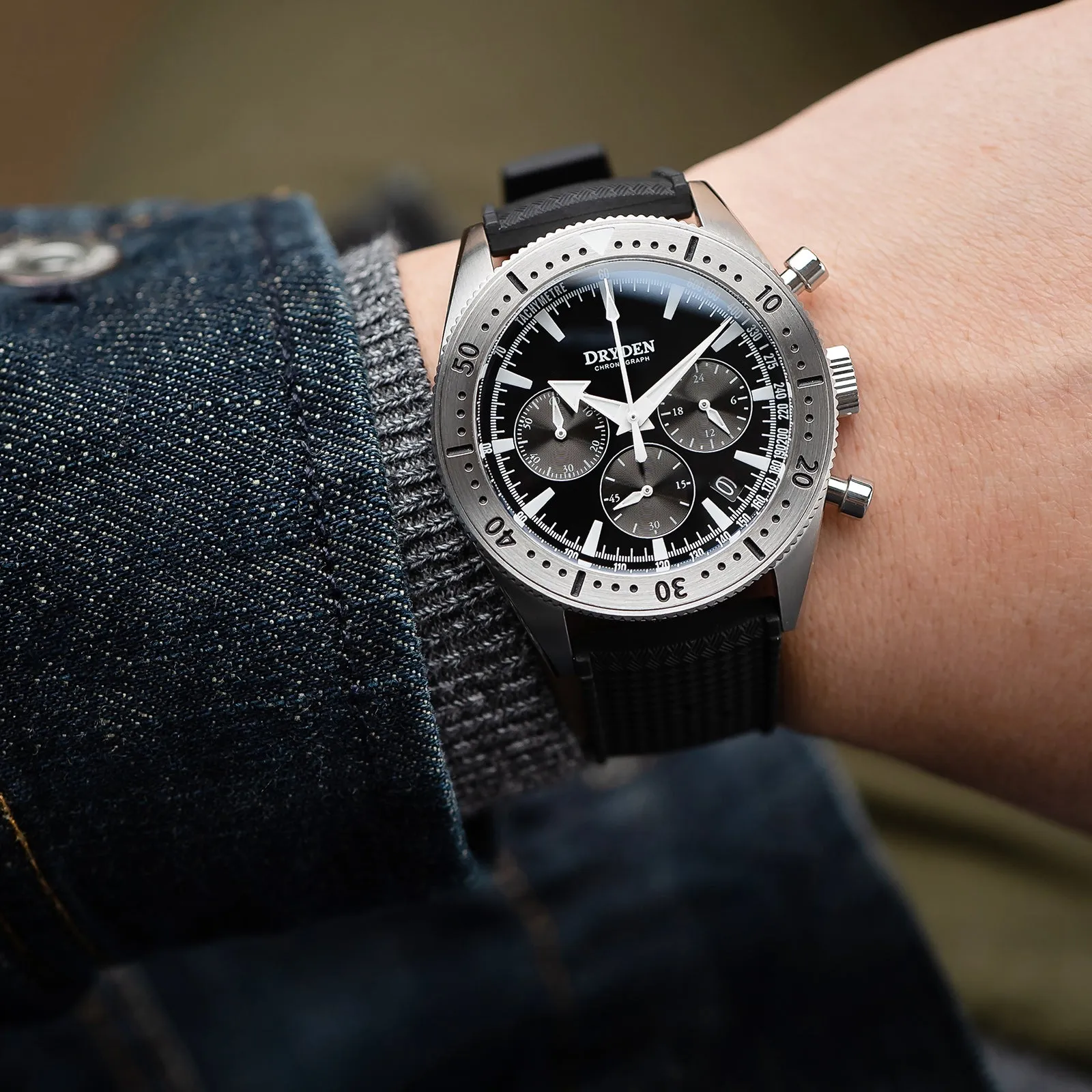 Dryden Chrono Diver Series 1 - Steel Tactical