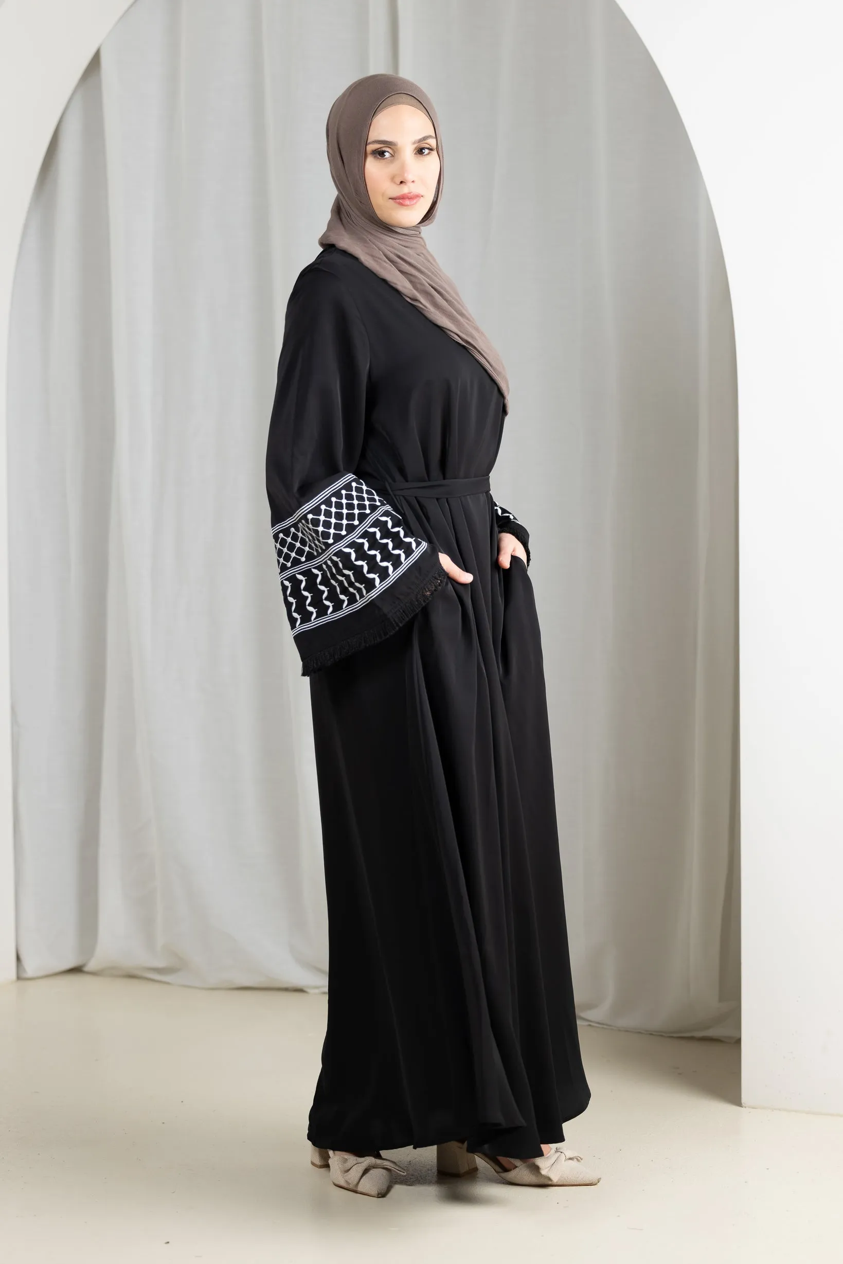 Gaza Embroidered Abaya