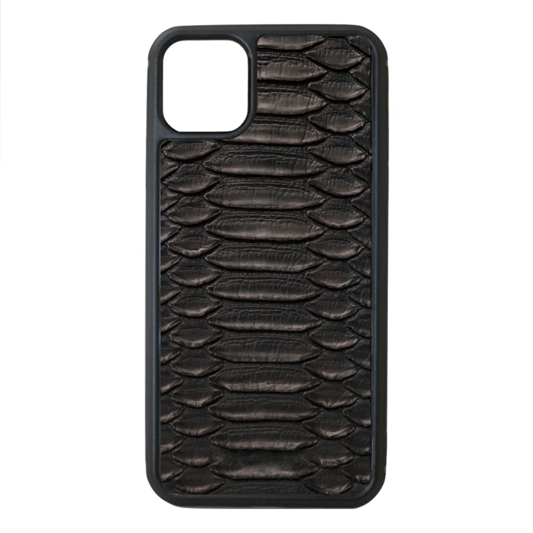 Genuine Black Python iPhone 11 Case