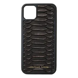 Genuine Black Python iPhone 11 Case