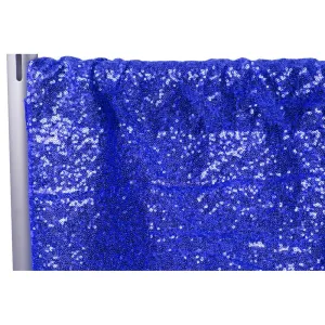 Glitz Sequin 8ft H x 52" W Drape/Backdrop panel - Royal Blue