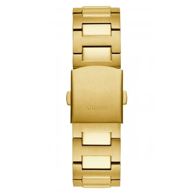 Guess Gents Headline Stainless Steel Gold Watch GW0572G2