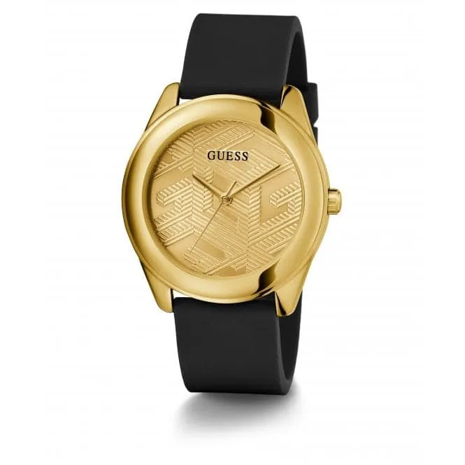 Guess Ladies Cubed Gold Tone Watch GW0665L1