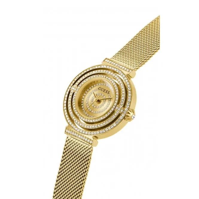 Guess Ladies Dream Stainless Steel Gold Watch GW0550L2