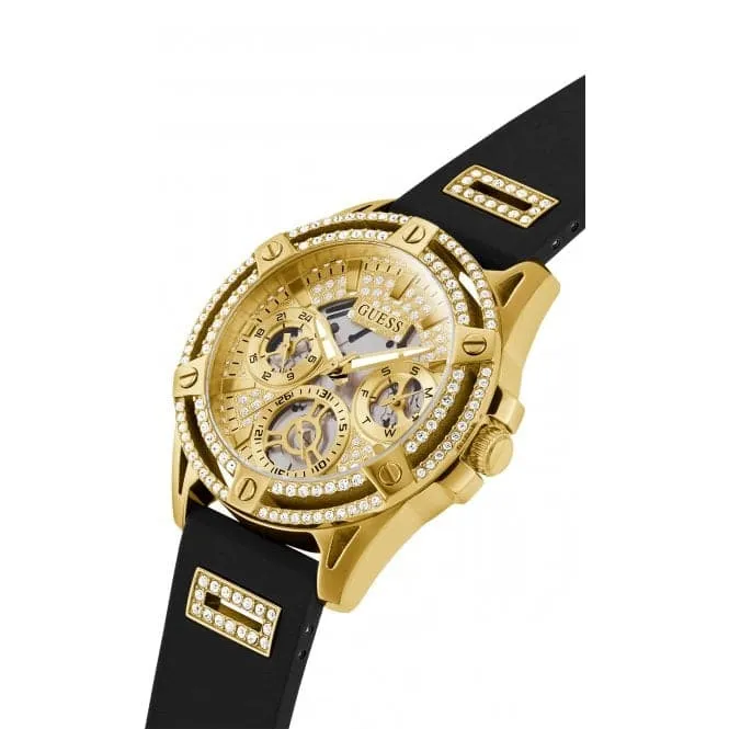 Guess Ladies Queen Stainless Steel Gold Watch GW0536L3