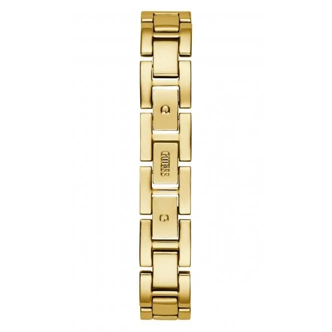 Guess Ladies Tri Luxe Stainless Steel Gold Tone Watch GW0474L2