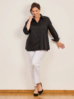 Hattie Cotton Shirt - Black