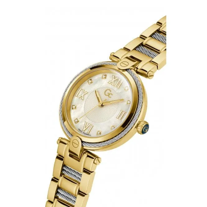 Ladies Fusion Cable Silver Gold Watch Z15001L1MF