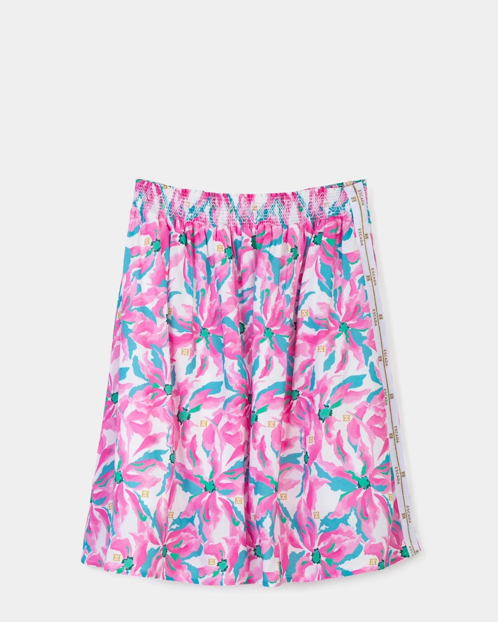 Logo Floral Skirt