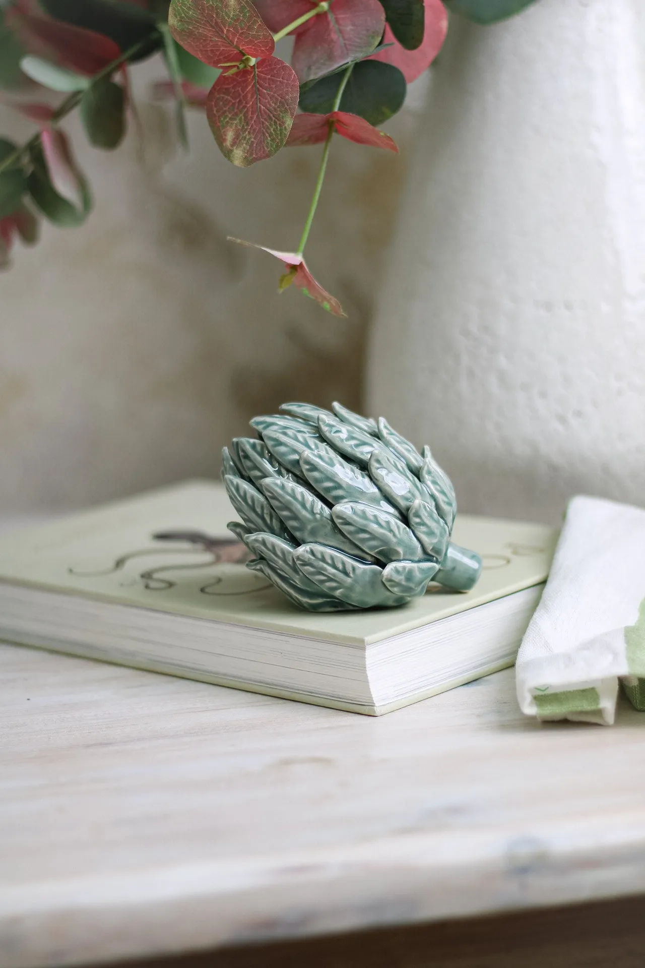 Mint Ceramic Artichoke