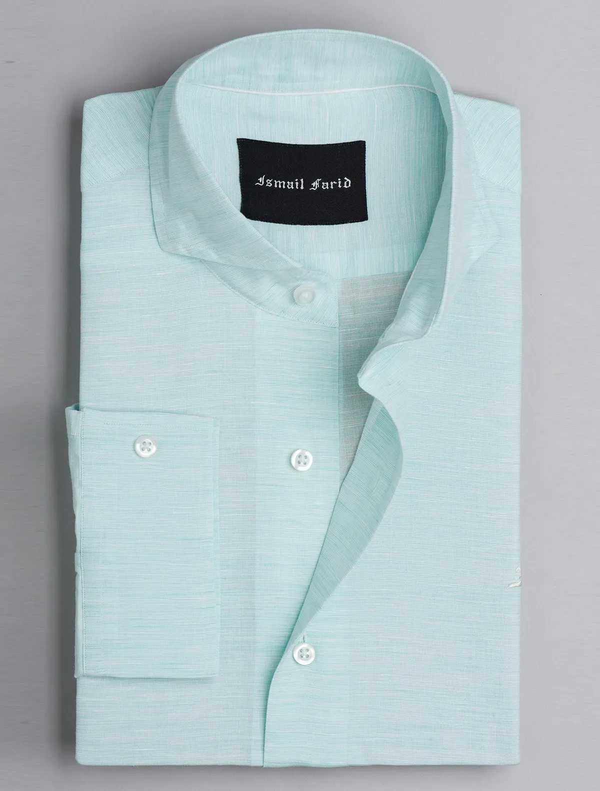 MINT GREEN LINEN SHIRT