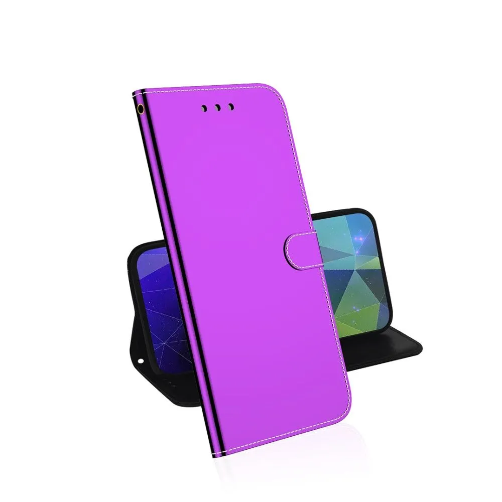 Mirror Motorola Edge (2021) flip case - Purple