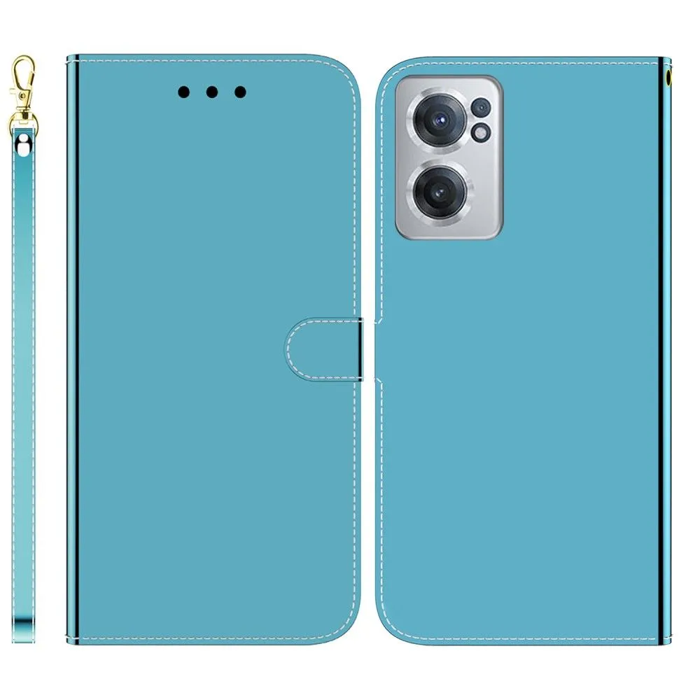 Mirror OnePlus Nord CE 2 5G flip case - Blue