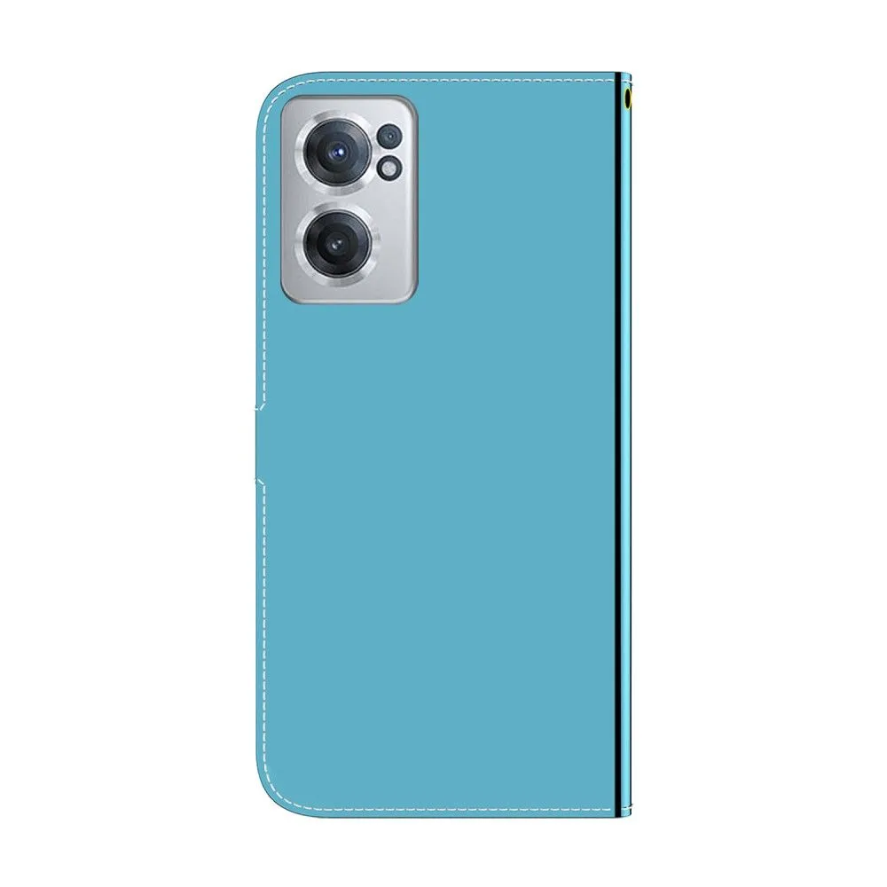 Mirror OnePlus Nord CE 2 5G flip case - Blue