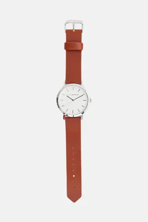 ORIGINAL WATCH (A3 - Polished Steel / Tan)