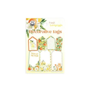 P13 Fresh Lemonade Double-Sided Cardstock Tags 7 pack  #03*