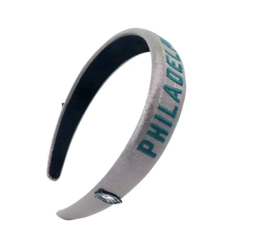 Philadelphia Eagles Thin Embroidered Headband