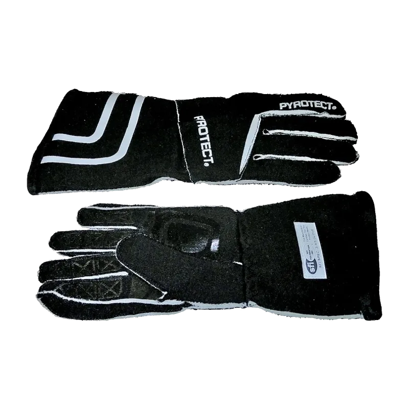 Pyrotect Sport Series SFI-5 Reverse Stitch Gloves - Black