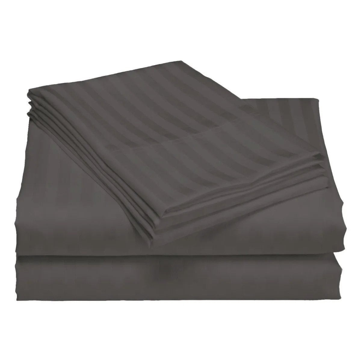 Royal Comfort 1200TC Quilt Cover Set Damask Cotton Blend Luxury Sateen Bedding King Charcoal Grey