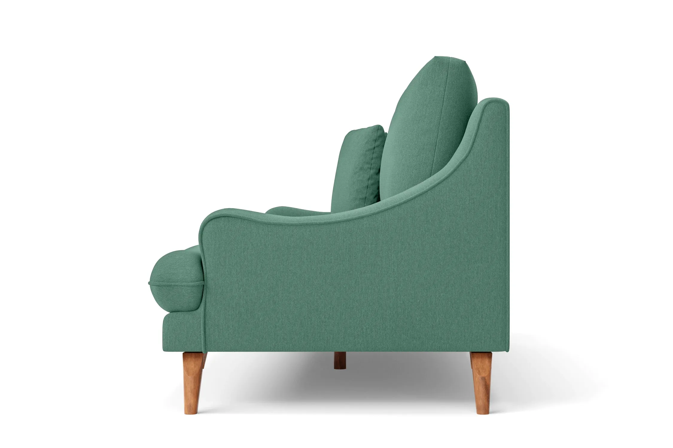 Savona 2 Seater Sofa Mint Green Linen Fabric