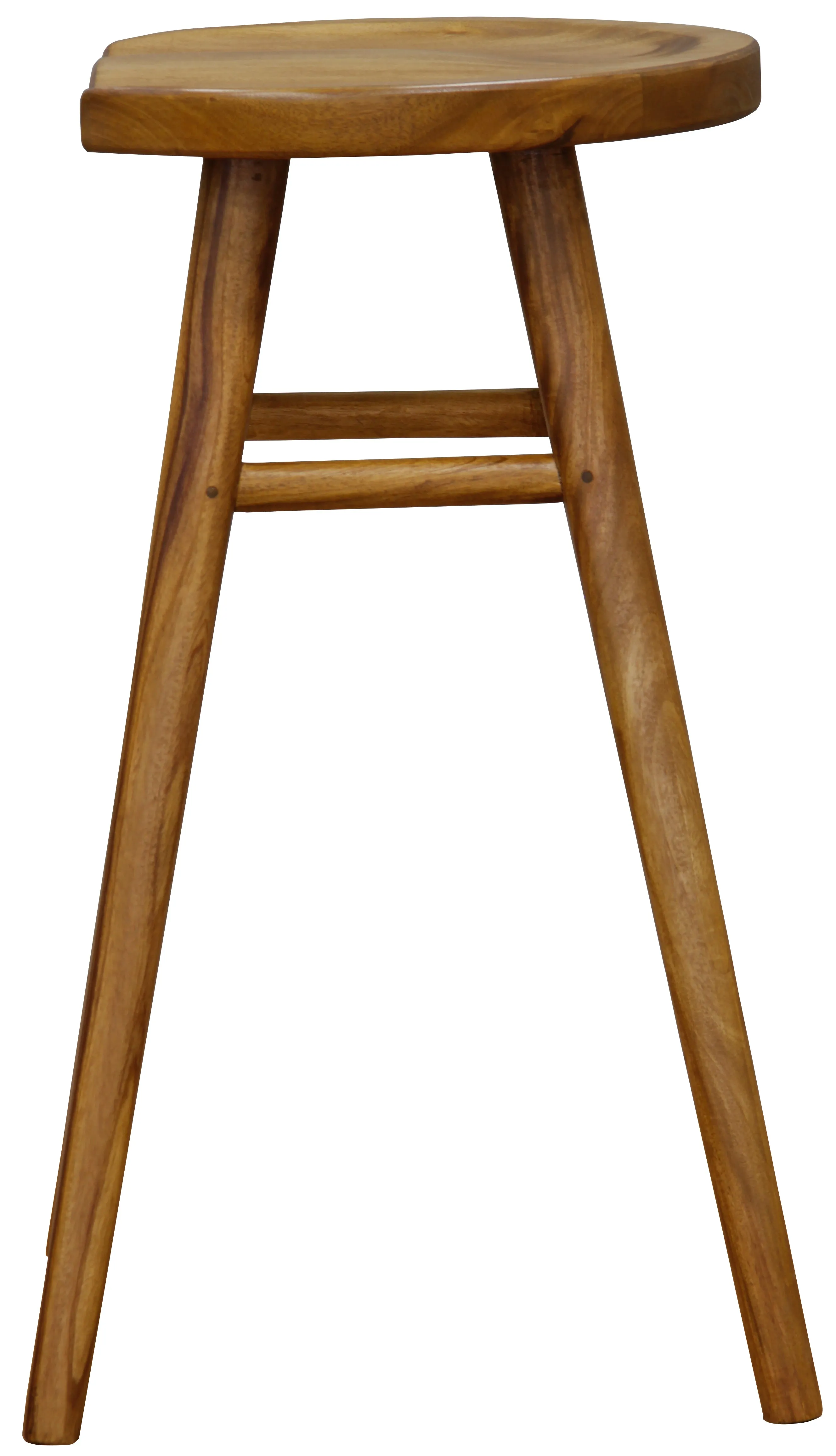 Scandinavian Solid Timber Counter Stool (Caramel)