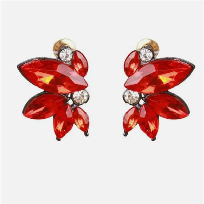 Scarlet Red Fashion Drop Earrings