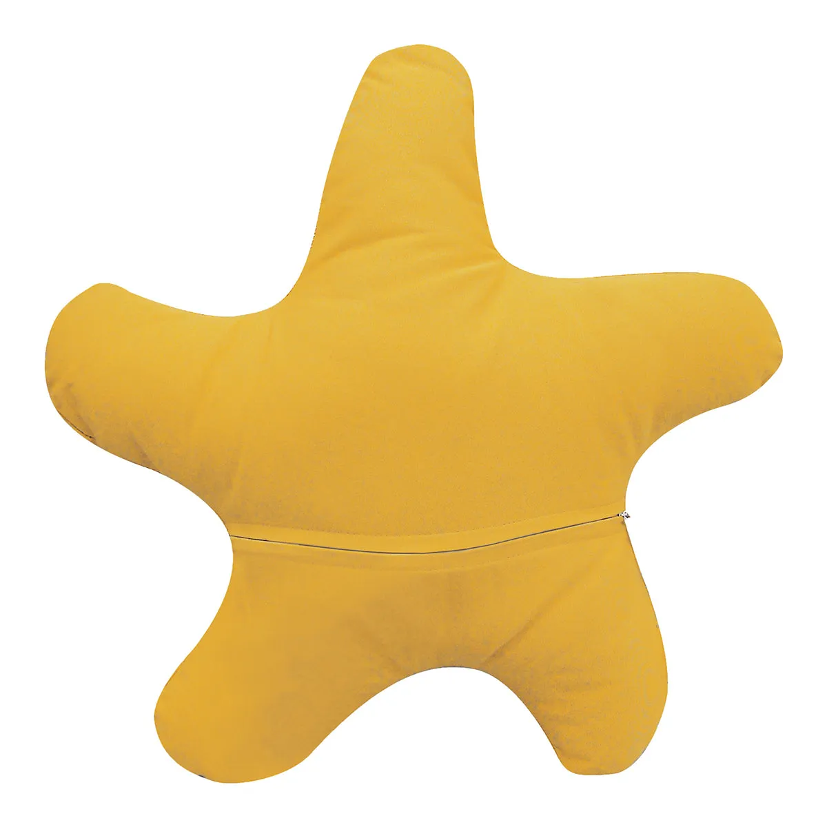 Shaped Sea Star Marigold Indoor Outdoor Pillow