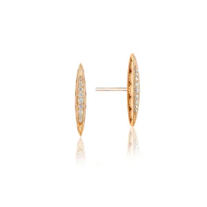 Tacori Bold Pavé Surfboard Studs SE229P