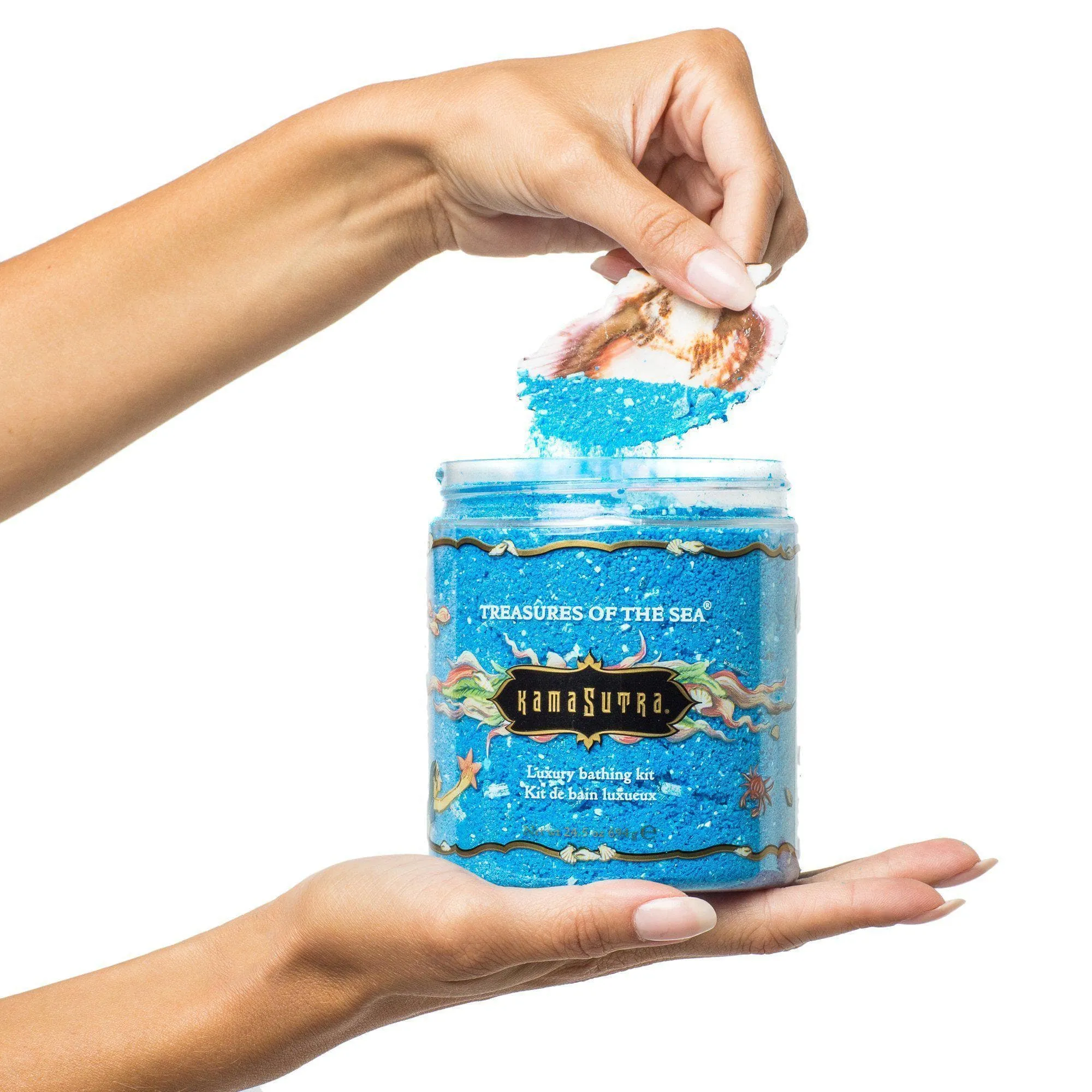 Treasures Of The Sea Couples Relaxing Luxury Azure Blue Bath Salt