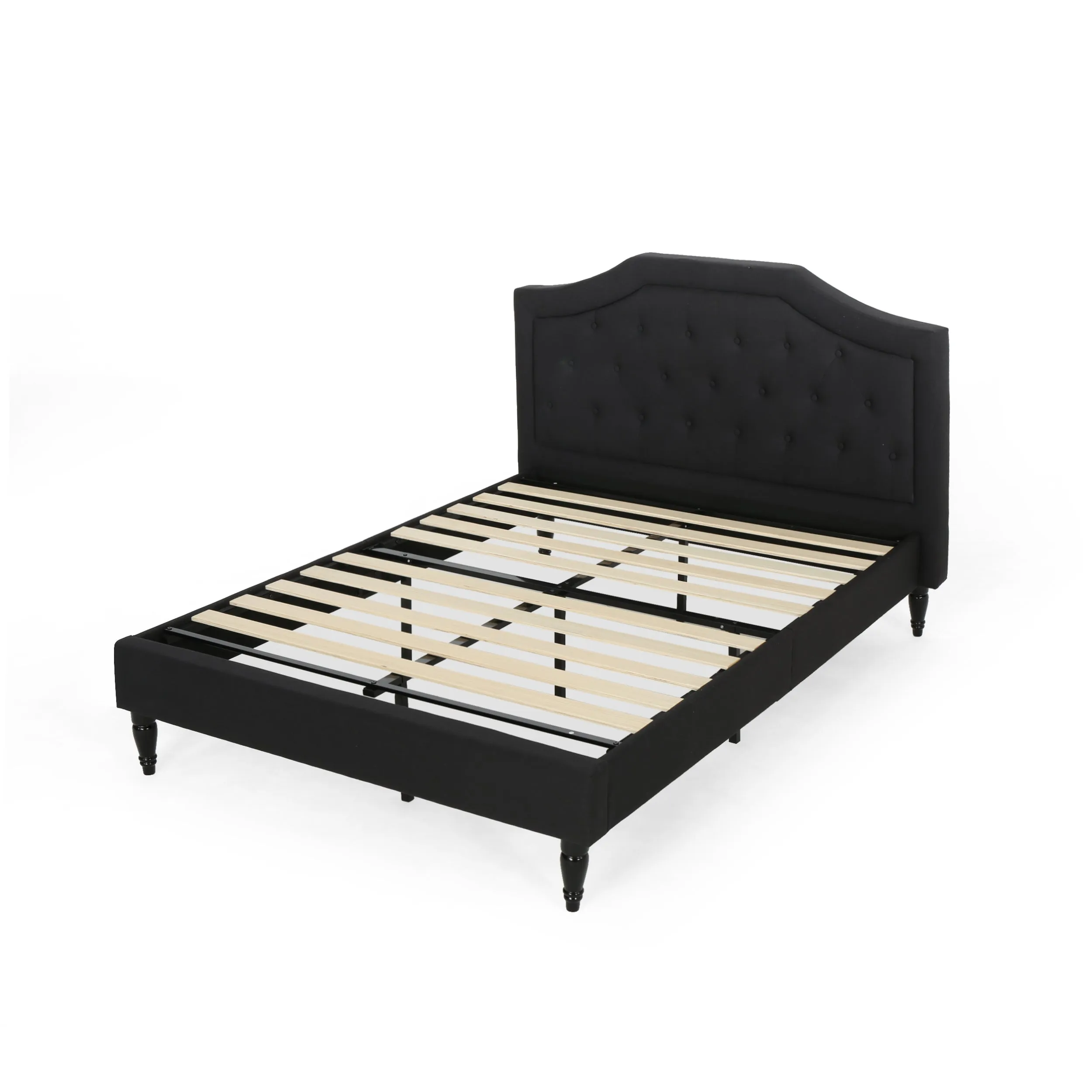 Veromca Theresa Contemporary Fabric Upholstered Queen Sized Bed Set